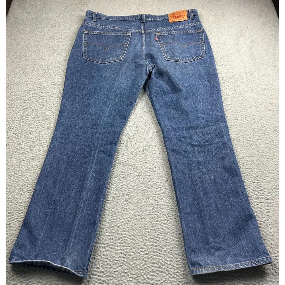 VTG Levis 517 Jeans Mens 40x30 (fits 38x30) Blue Bootcut Red Tab 90s